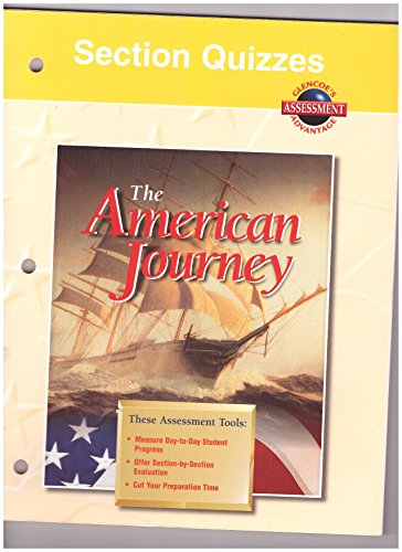 Beispielbild fr The American Journey: Section Quizzes With Answer Keys, Consumable (2000 Copyright) zum Verkauf von ~Bookworksonline~