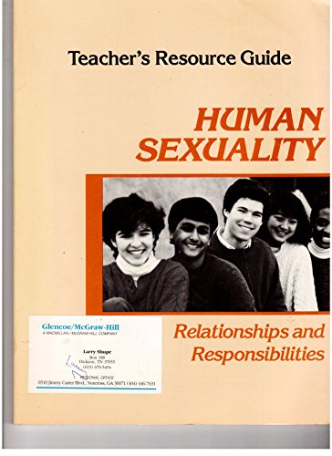 9780026666428: Human Sexuality -Tchr.Resource Gde