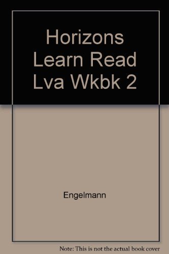 Stock image for Horizons Learning to Read Level A Workbook 2 for sale by Your Online Bookstore