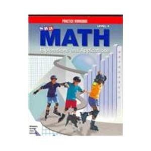 Imagen de archivo de Math Explorations Applications: Practice Workbook, Level 4 a la venta por Red's Corner LLC