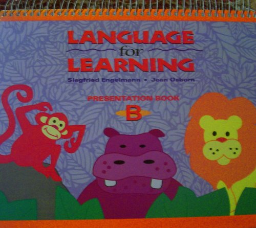 Beispielbild fr Language for Learning - Presentation Book B zum Verkauf von HPB-Red