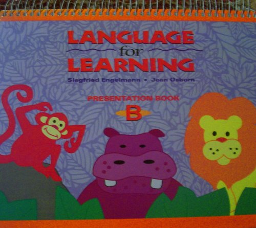 Stock image for Language for Learning - Presentation Book B for sale by HPB-Red