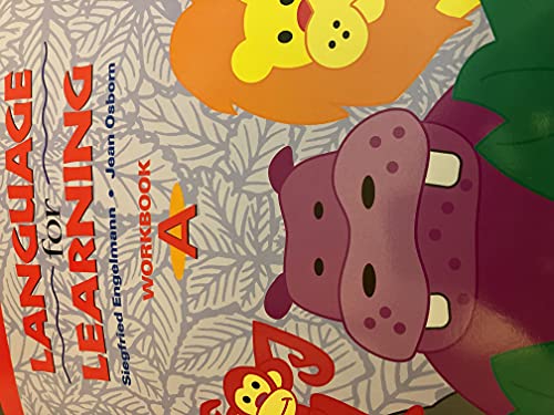 Stock image for Language for Learning Workbook A for sale by Jenson Books Inc