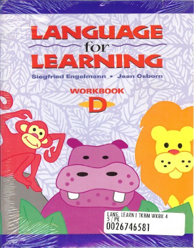 9780026746496: Work Book: Wkbk D Language for Learning