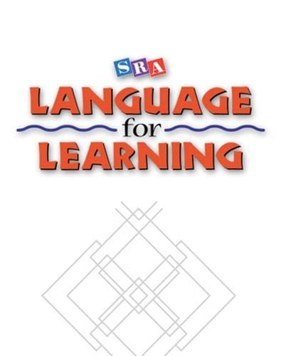 Stock image for Language for Learning I - Behavioral Objectives Booklet for sale by Georgia Book Company