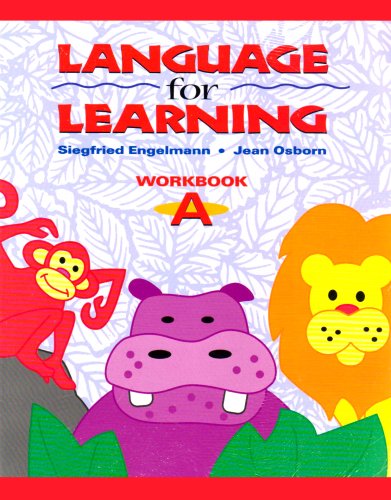 Beispielbild fr Language for Learning - Workbook A (Cursive Writing) zum Verkauf von Booksavers of Virginia