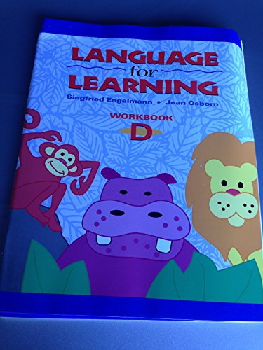 Beispielbild fr Language for Learning - Workbook D (Distar Language Series) zum Verkauf von Booksavers of MD