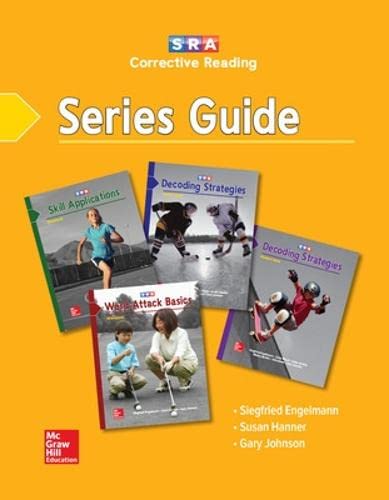Stock image for Corrective Reading Series Guide for sale by Wonder Book