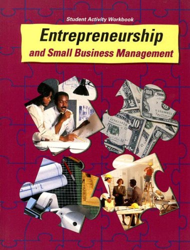 Stock image for Entrepreneurship and Small Business Management Student Activity Workbook for sale by Iridium_Books