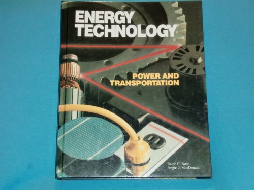 Imagen de archivo de Energy Technology: Power and Transportation a la venta por SecondSale