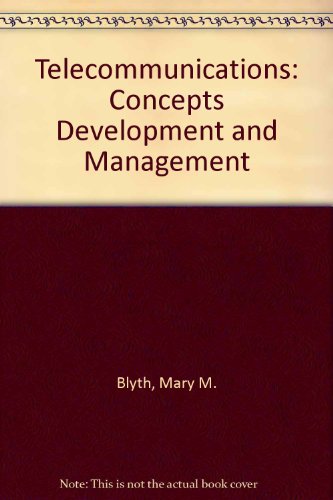 9780026808415: Telecommunications: Concepts Development and Management