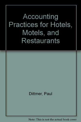 Stock image for Accounting Practices for Hotels, Motels, and Restaurants for sale by THE OLD LIBRARY SHOP