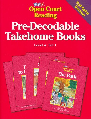 Stock image for Pre-Decodable Takehome Books: Level A, Set 1 (Open Court Reading) for sale by Byrd Books