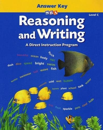 9780026847759: Reasoning and Writing Level C, Additional Answer Key (REASONING AND WRITING SERIES)