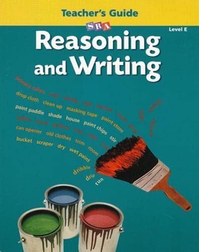 Stock image for Reasoning and Writing, Level E Teacher's Guide for sale by Emily's Books