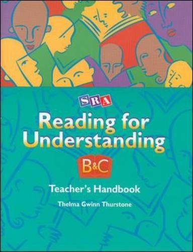 9780026850193: Reading for Understanding, Teacher's Handbook for Levels B & C, Grades 3-12 (READING FOR UNDERSTANDING 1-3)