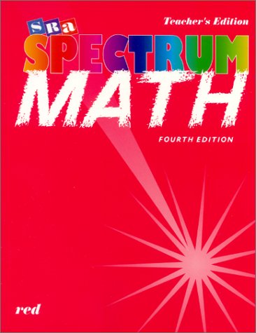 Stock image for Spectrum Mathematics - Red Book, Level 3 Teacher's Edition for sale by HPB-Red