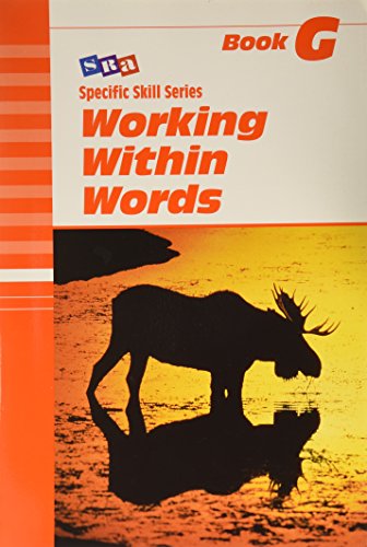 Imagen de archivo de Working Within Words: Level G a la venta por Allied Book Company Inc.