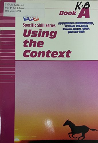 Imagen de archivo de SRA Specific Skill Series: Using the Context, Book A a la venta por Red's Corner LLC