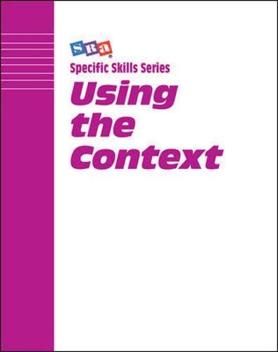 Stock image for SRA Specific Skill Series: Using the Context, Book A for sale by Red's Corner LLC