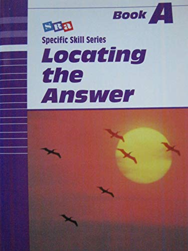 Stock image for Specific Skills Series, Locating the Answer, Book A for sale by Blue Vase Books