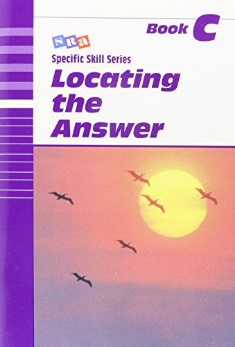 Stock image for Sra Skill Series: Sss LV C Locating the Answer for sale by BooksRun