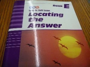 Imagen de archivo de SRA Specific Skill Series: Locating the Answer Book E a la venta por Red's Corner LLC