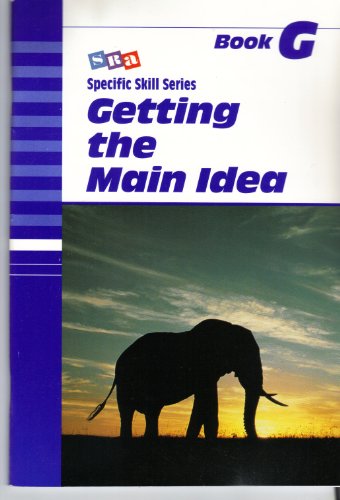 Getting the Main Idea: Level G (9780026879774) by Boning