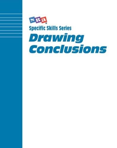 Imagen de archivo de SRA Specific Skill Series: Drawing Conclusions, Book A a la venta por Red's Corner LLC