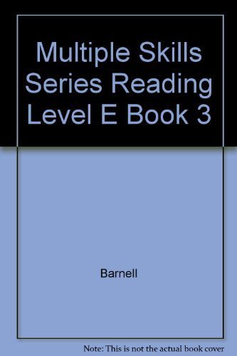 Beispielbild fr Multiple Skills Series Reading Level E Book 3 zum Verkauf von GreatBookPrices