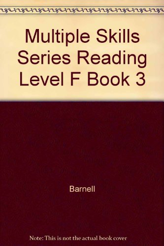 Beispielbild fr Multiple Skills Series Reading Level F Book 3 zum Verkauf von GreatBookPrices