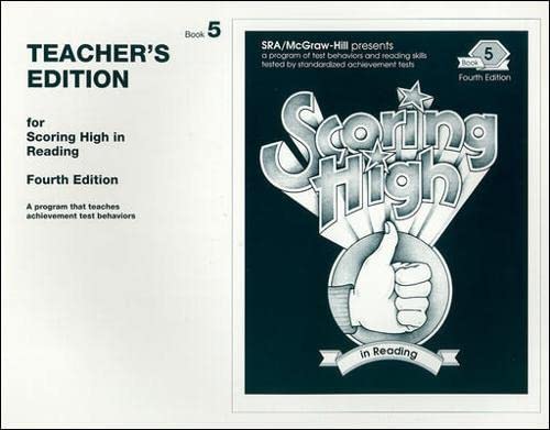 9780026884778: Scoring High in Reading 4th Edition Grade 5 Teacher Edition (SCORING HIGH, READING)