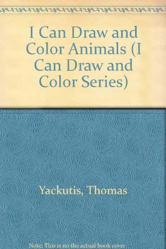 9780026885690: I Can Draw and Color Animals (I Can Draw and Color Series)