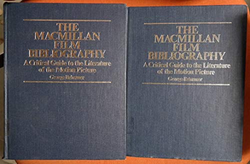 Stock image for MACMILLAN FILM BIBLIOGRAPHY [2 BNDE] A Critical Guide to the Literature of the Motion Picture. Volume 1: Reviews. Volume 2: Index for sale by Verlag fr Filmschriften