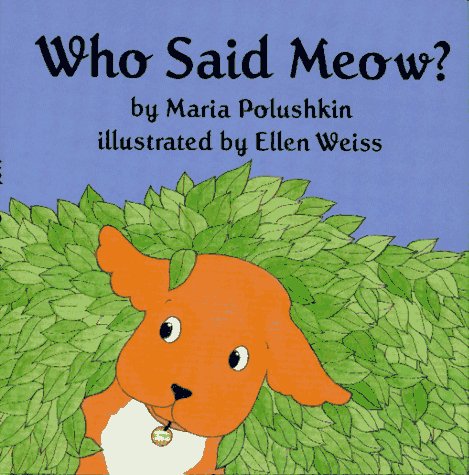 Stock image for Who Said Meow? for sale by Better World Books