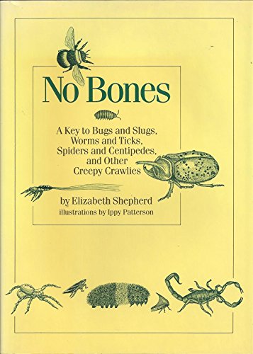 Stock image for No Bones: A Key to Bugs and Slugs, Worms and Ticks, Spiders and Centipedes, and Other Creepy Crawlies for sale by First Choice Books