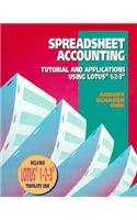 Spreadsheet Accounting: Tutorial and Applications Using Lotus 1-2-3 (9780028007298) by Anders, Gregory