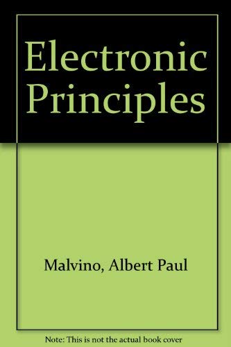 Beispielbild fr Electronic Principles zum Verkauf von HPB-Red