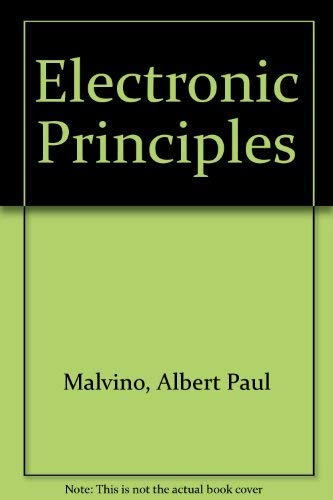 Imagen de archivo de Electronic Principles a la venta por HPB-Red