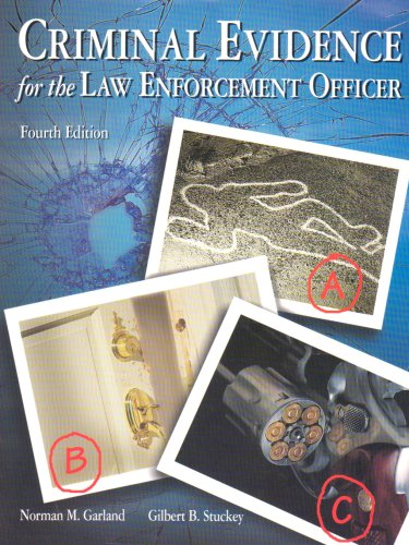 Imagen de archivo de Criminal Evidence for the Law Enforcement Officer a la venta por Better World Books