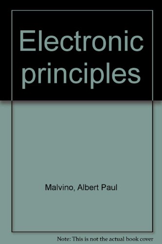 Beispielbild fr Electronic principles zum Verkauf von HPB-Red