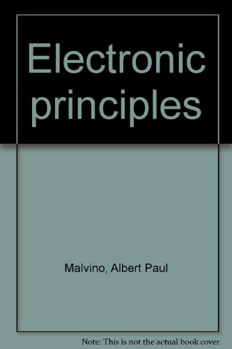 Imagen de archivo de Electronic principles a la venta por HPB-Red