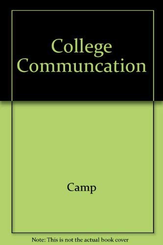 Stock image for College Communcation for sale by Red's Corner LLC