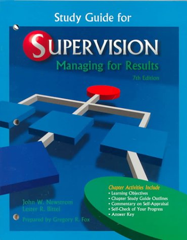 Stock image for Supervision Managing for Results for sale by Booksavers of MD