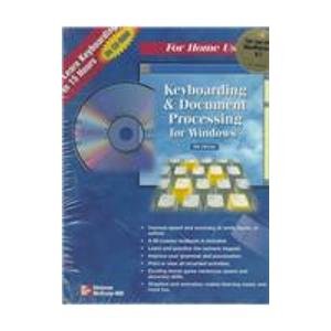 9780028032283: Keyboarding & Document Processing for Windows: For Home Use : For Use With Wordperfect 6.1