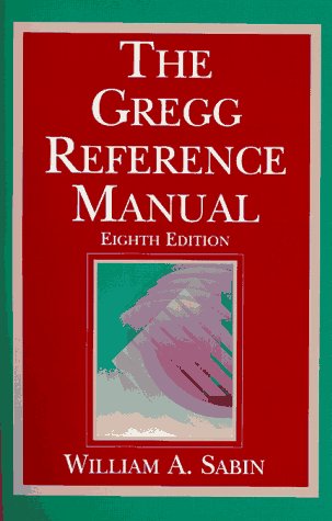 Imagen de archivo de The Gregg Reference Manual a la venta por Better World Books: West