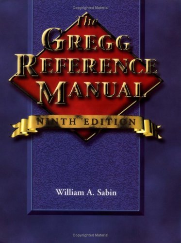 Imagen de archivo de The Gregg Reference Manual (Wrap Flap) a la venta por ThriftBooks-Dallas