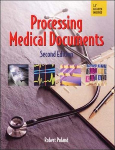 Processing Medical Documents (9780028047454) by Poland,Robert