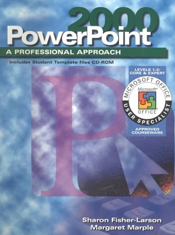 Imagen de archivo de Powerpoint 2000: A Professional Approach a la venta por a2zbooks