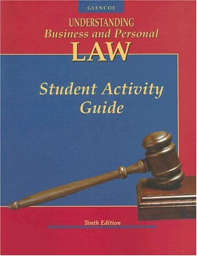 Stock image for Understanding Business and Personal Law: Student Activity Guide for sale by ThriftBooks-Dallas
